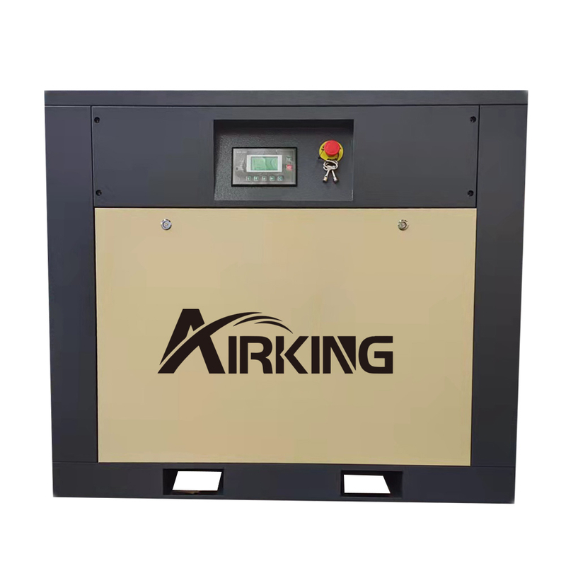 ايركينج 22KW 30HP AK-30 7bar ثابت السرعة IP23 ضاغط هواء لولبي دوار لآلة تغليف الورق