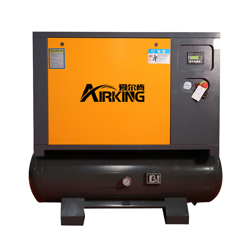 ضاغط هواء حلزوني 10HP 8Bar AIRKING 3in1 مدمج في مجفف مع خزان استقبال الهواء